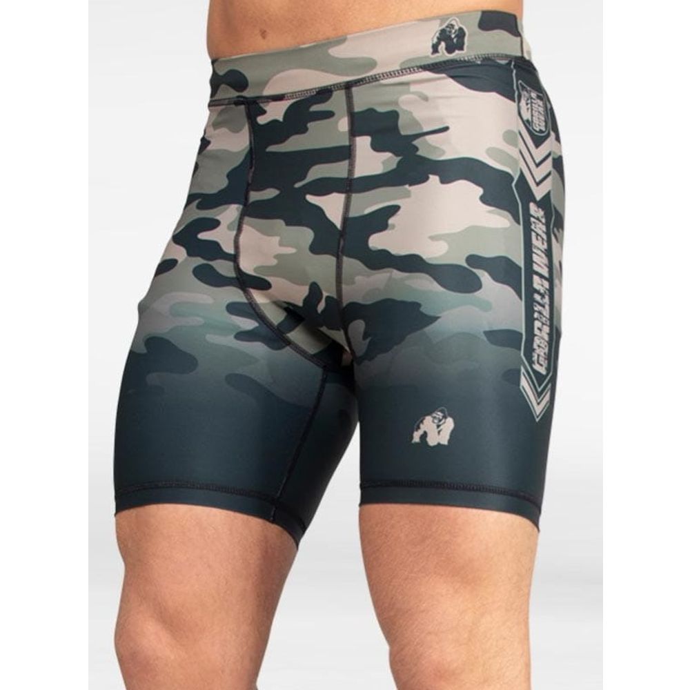 Gorilla Wear FRANKLIN Kompresijski šorc, Army Green slika 2