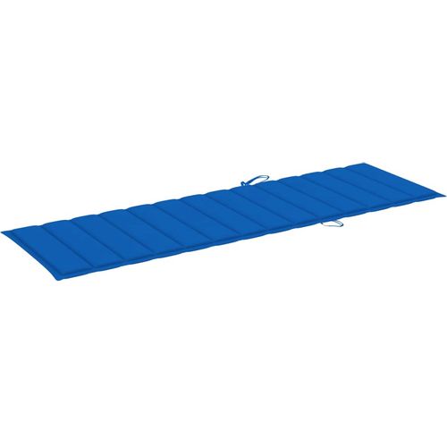 Dvostruka ležaljka s kraljevsko plavim jastucima od borovine slika 20