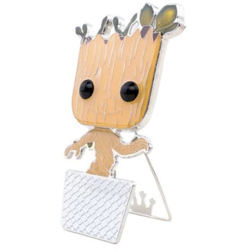 Funko Pop Marvel Guardians of the Galaxy Groot Large Ename bedž 10cm Chase slika 6