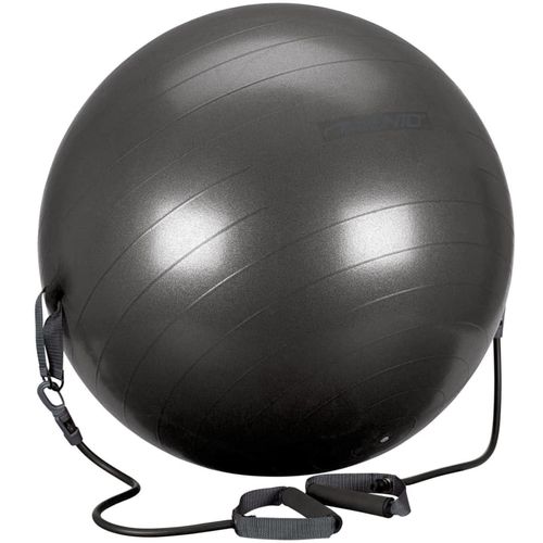Avento lopta za vježbanje s trakama za otpor 65 cm crna 41TO-ZWG-65 slika 3