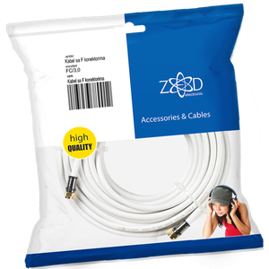 ZED electronic Antenski kabel sa F - konektorima, 3.0 met - FC/3,0