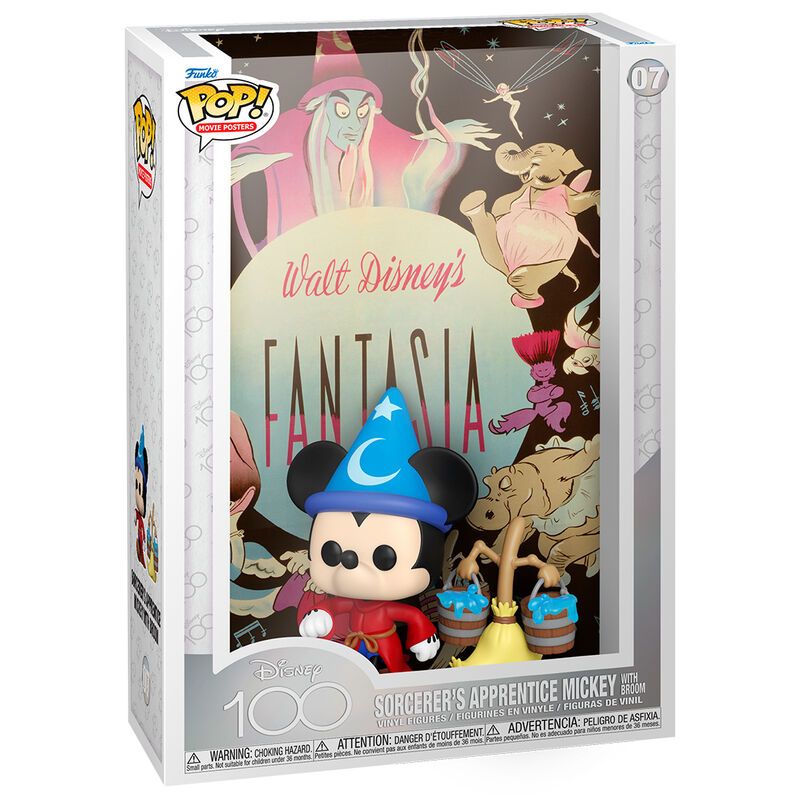 FUNKO POP figura Filmski Poster Disney 100. Fantasia Čarobnjakov Šegrt Mickey image