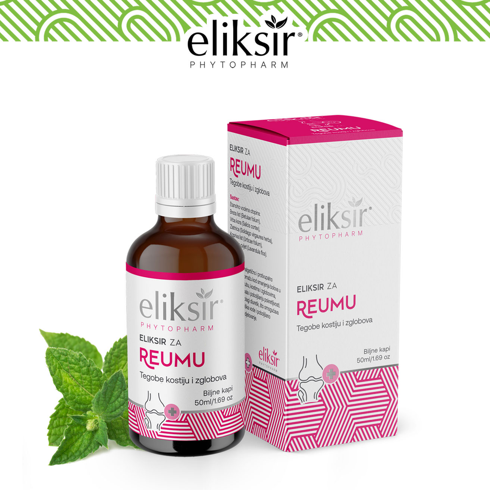 Eliksir za Reumu (kičma, kosti i zglobovi) 50ml slika 1