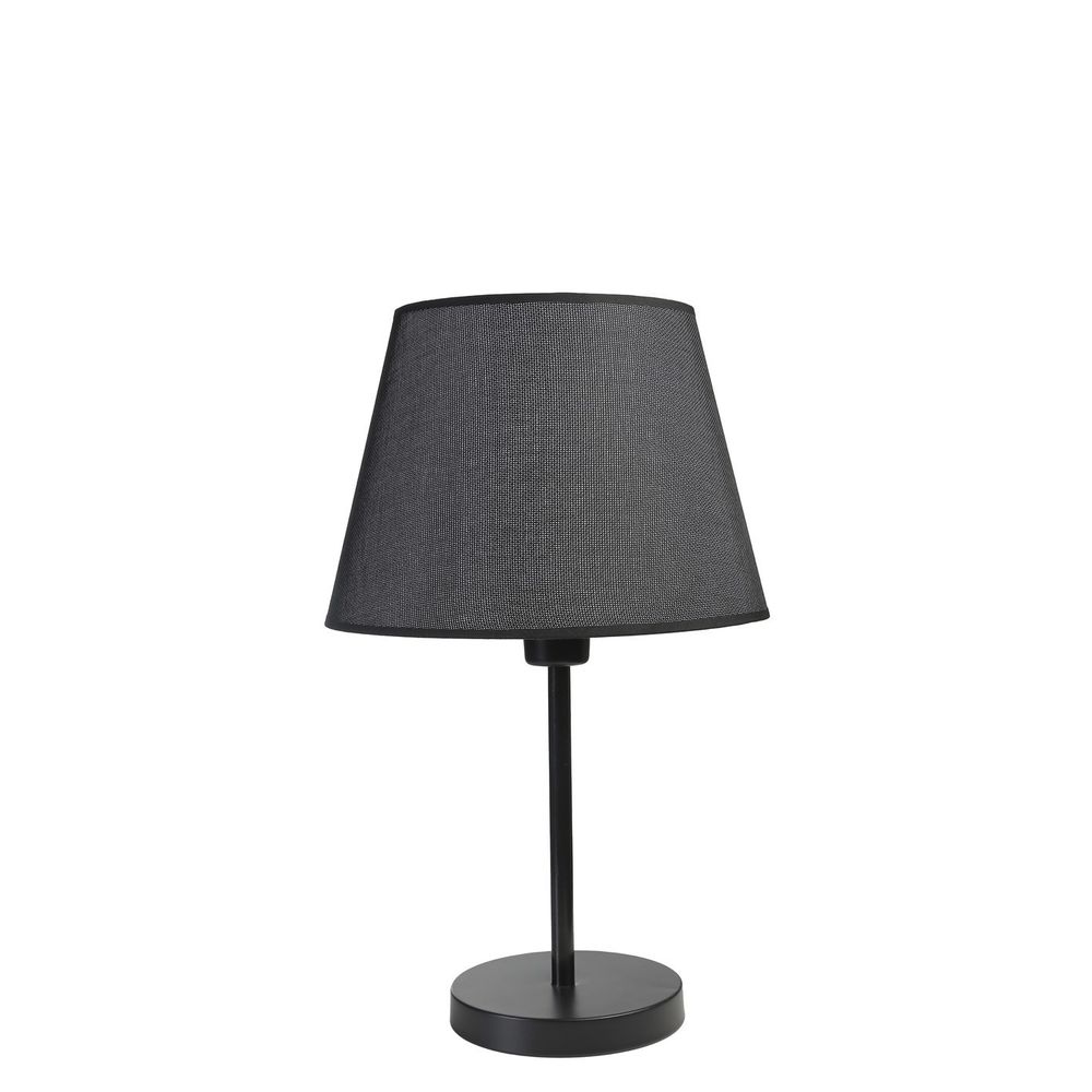 Ala Siyah Pramit Hasır Abajurlu Masa Lampa slika 4