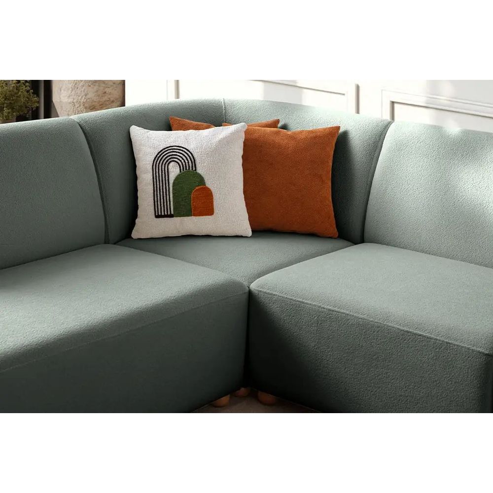 Ugaona Sofa S-Loft Left - boja: morska zelena slika 7