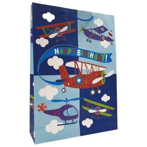 Duk15556 Ukrasna Kesa Jumbo Birthday Planes 33X45X10 Cm slika 1