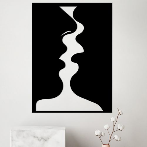 Wallity Metalna zidna dekoracija, Kissing Moment slika 1