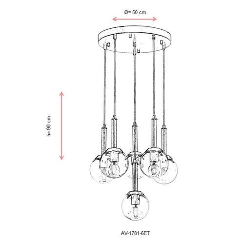 Luster Antiquation AV-1781-6ET slika 4