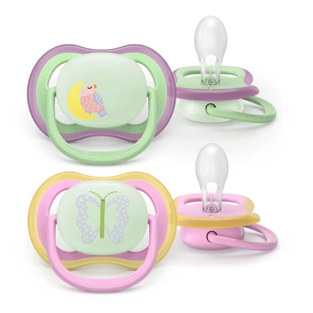 Philips Avent Duda varalica Ultra Air Night 6-18mj Girl, 2kom slika 1
