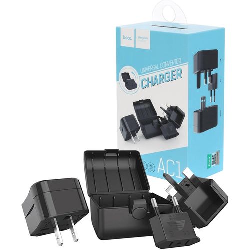 hoco. Punjač kućni, univerzalni, EU/UK/US/AU, 1 x USB, 3 A - AC1 Universal Charger slika 2