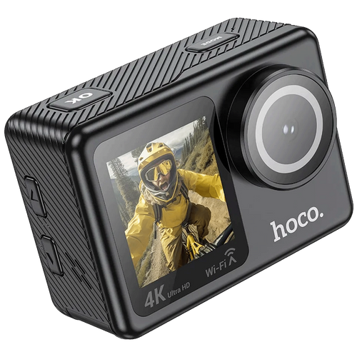 hoco. Sportska kamera, 1.3"/ 2" IPS LCD, 4K UHD, WiFi, microSD - DV101 slika 1