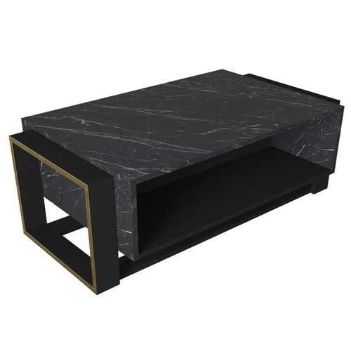 Hanah Home Bianco Black Gold Sto za kafu slika 5