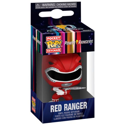 Pocket POP Privjesak Power Rangers 30. obljetnica Crveni Ranger slika 2