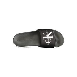 CALVIN KLEIN BLACK MEN'S SLIPPERS