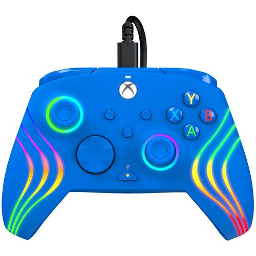 PDP XBOX WIRED CONTROLLER AFTERGLOW WAVE BLUE slika 1
