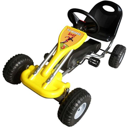 Go Kart Auto s Pedalama Žuti slika 13