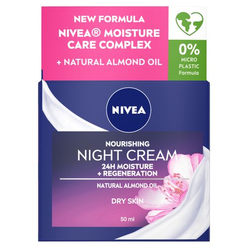 NIVEA Nourishing 24h Moisture noćna krema za lice 50ml slika 1