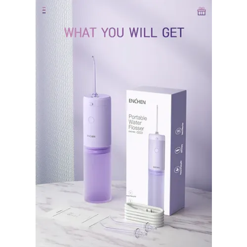 ENCHEN Oralni tuš Irigator Mint 3 Lilac slika 4