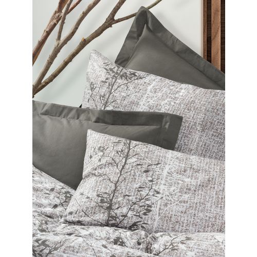 Odin - Brown Brown
White Ranforce Single Quilt Cover Set slika 2