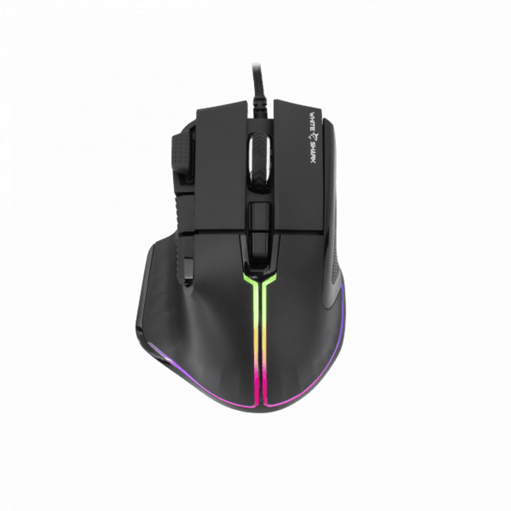 White Shark MOUSE GM-9006 MARROK Black RGB / 12.000 dpi slika 1