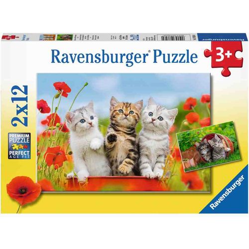 Ravensburger Puzzle mace 2x12kom slika 1