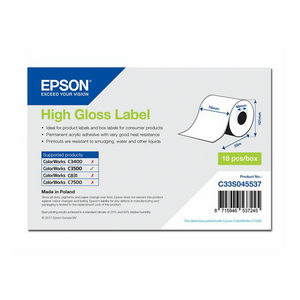 Epson rola etiketa High Gloss Label Continuous Roll C33S045537