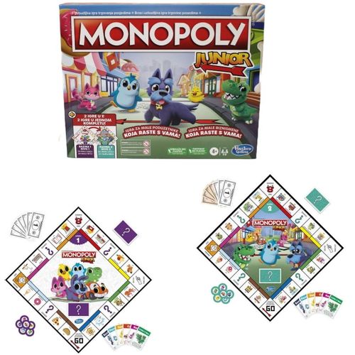 Hasbro Gaming Društvena igra Monopoly Junior slika 1