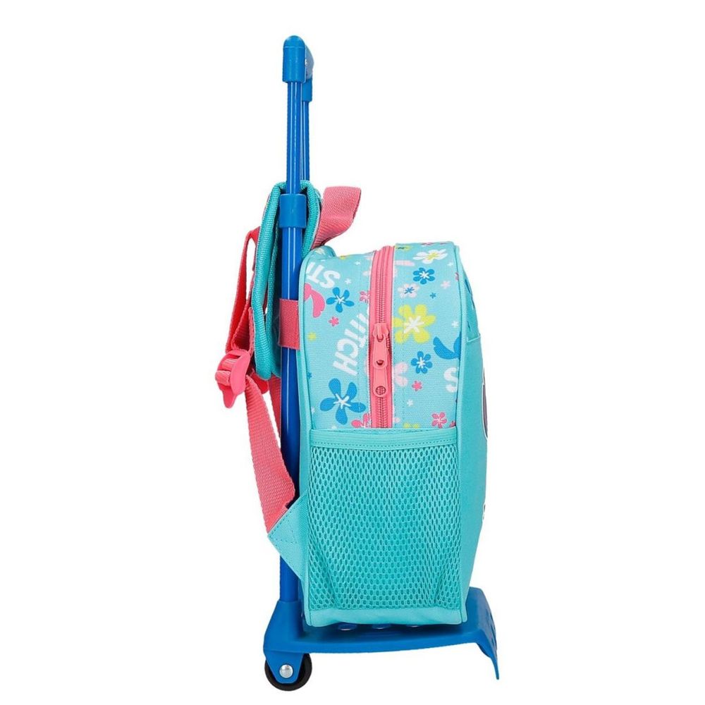 Stitch Ranac 25 cm dječiji sa kolicima Aloha 49520T2, plavi slika 3