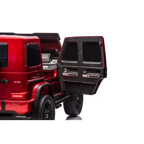 Licencirani auto na akumulator Mercedes G63 XXL 24V 4x4 - DVOSJED - crveni slika 7