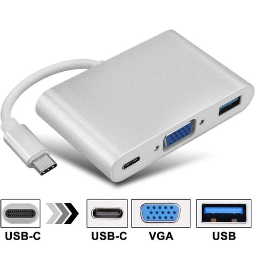 USB Tip C na VGA + USB 3.0 adapter 3.1 UVA-23 slika 4