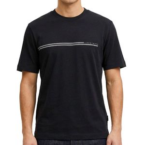 JACK & JONES Maglietta Uomo JCOFUSION Full Branding - Maniche Corte, Girocollo, Cotone, Stampa Logo, Collezione Junior