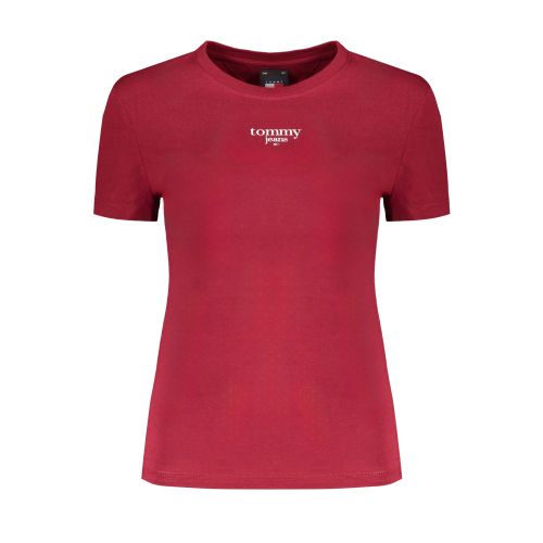 TOMMY HILFIGER WOMEN'S SHORT SLEEVE T-SHIRT RED slika 1