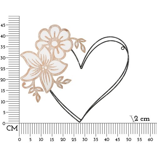 Mauro Ferretti Zidna dekoracija HEART 50x2x45 MIN 2 slika 6