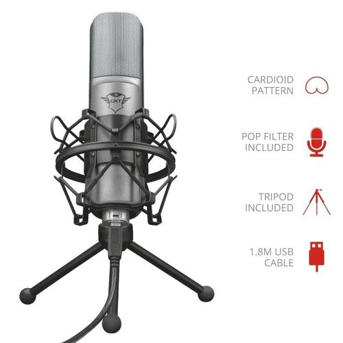 Trust GXT 242 LANCE STREAMING MICROPHONE (22614) slika 3