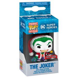 Pocket POP Keychain DC Comics Holiday The Joker Exlusive