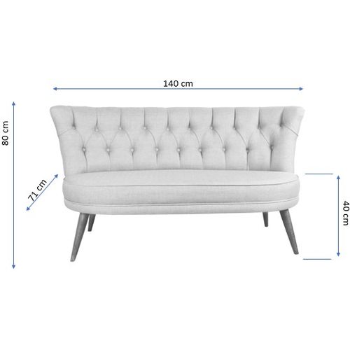 Richland Loveseat - Yellow Yellow 2-Seat Sofa slika 3