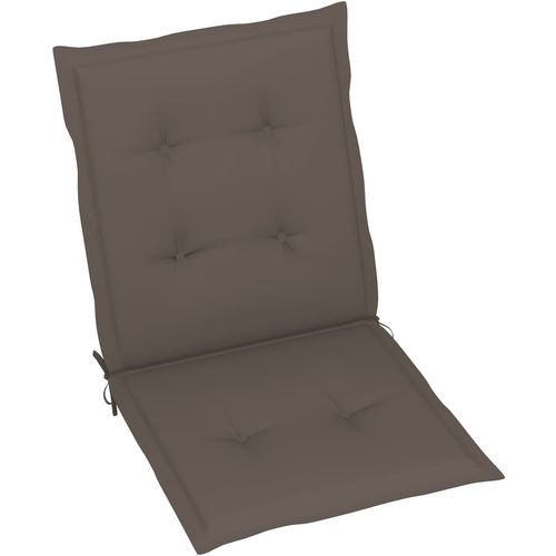 Jastuci za vrtne stolice 2 kom smeđe-sivi 100 x 50 x 3 cm slika 23
