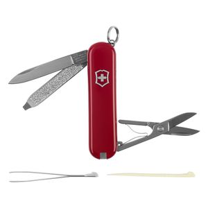 VICTORINOX CLASSIC,višenamjenski nož,7 funkcija,crveni
