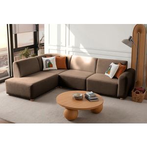 Ugaona Sofa S-Loft Left - smeđa boja