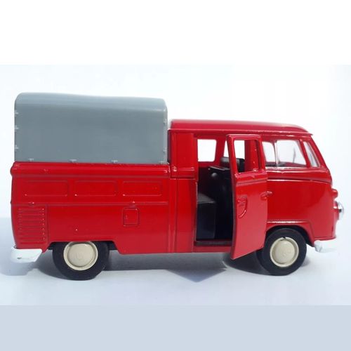 VW T1 double cabin pickup red 1:34 slika 5