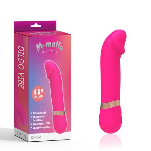 Silikonski Roze Vibrator 12cm Dildo Vibe slika 1