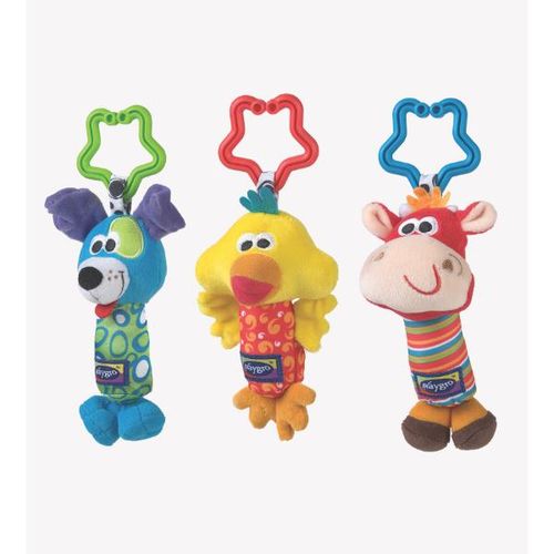 Playgro Igračka Za Kolica Veseli Trio slika 1