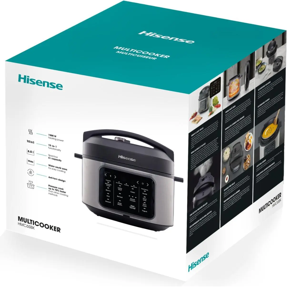 Hisense Multicooker HMC6SBK / 1500 W, 6 l slika 2