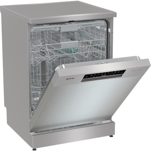 Gorenje GS673C60X Mašina za pranje sudova, 16 kompleta,  Inverter PowerDrive, WiFi, TotalDry, Širina 59.9 cm, Srebrna boja slika 2