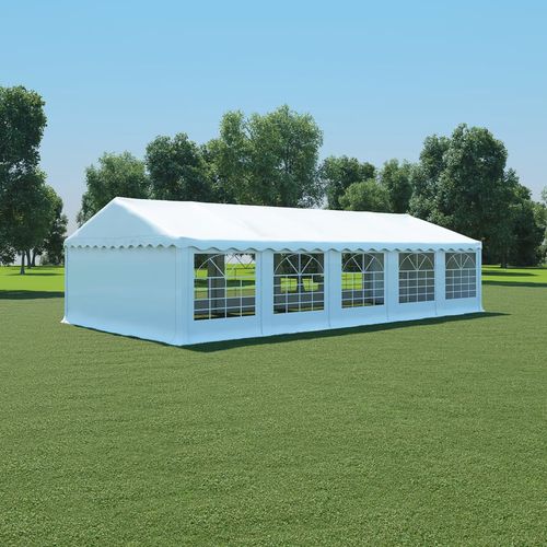 Vrtni šator od PVC-a 5 x 10 m bijeli slika 8