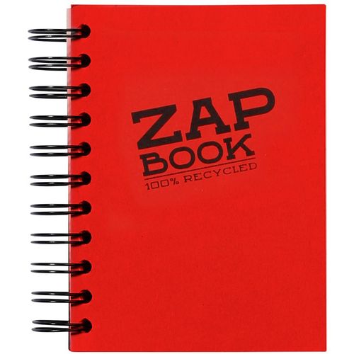 Clairefontaine Zap book A6 80gr 160L, mix boja, spiralni uvez, bjanko, 100% reciklirani papir slika 3