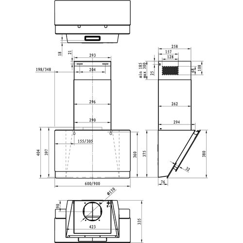 Gorenje napa WHI649EXGW  slika 6