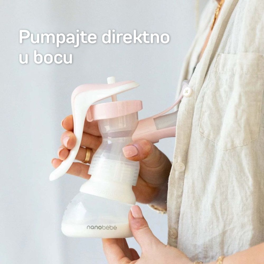 Nanobébé® Flašica za majčino mlijeko GEN2 150 ml, Mint slika 5