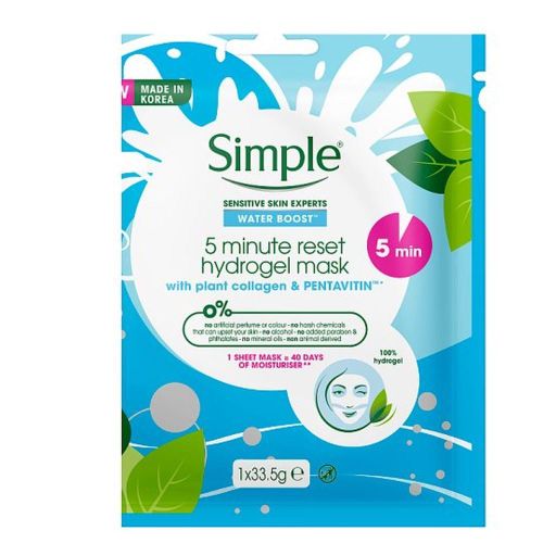 Simple Water Boost hidrogel maska u maramici slika 2