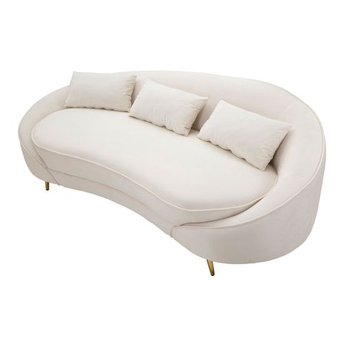 Mauro Ferretti Trosjed OSLO CREAM 185x84x68 cm slika 5